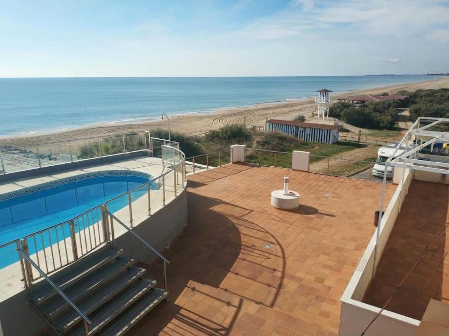 Islantilla Primera Linea De Playa, Piscina, Parking Kültér fotó